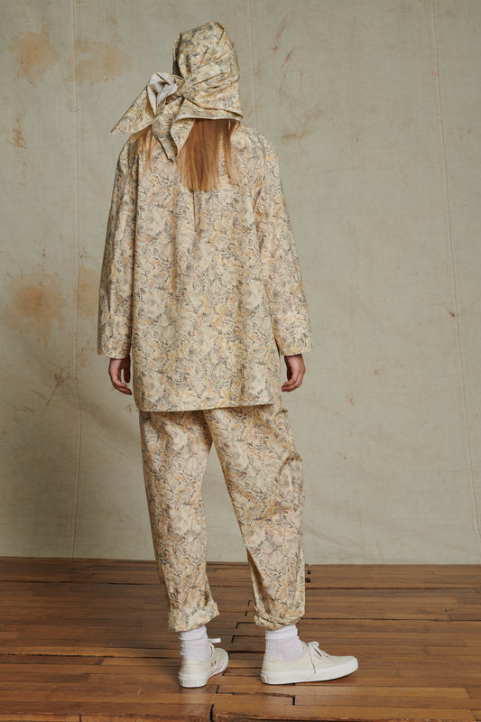 Foulard Sky - Beige/Gris - Coton - Femme