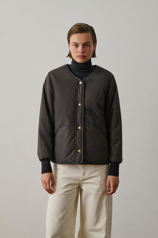 Blouson Goji - Gris Foncé - Coton - Femme