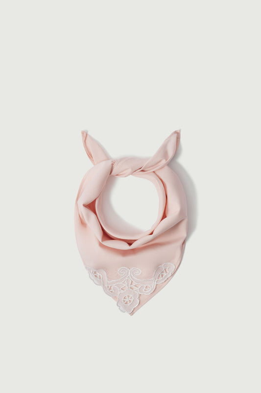 Foulard Hinaya - Rose Pâle - Coton - Femme