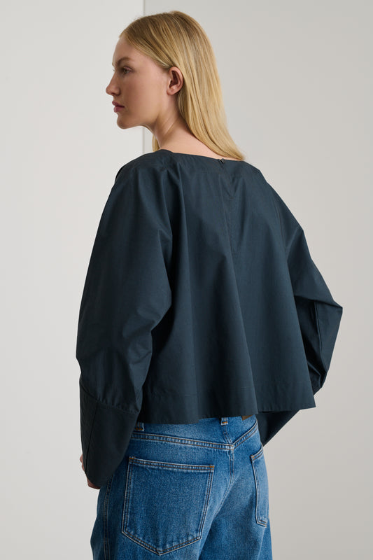 Blouse Armand - Bleu Nuit - Coton - Femme