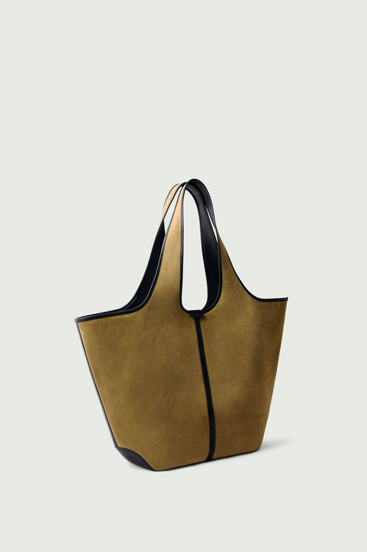 Cabas Douce - Bronze/Noir - Cuir - Femme