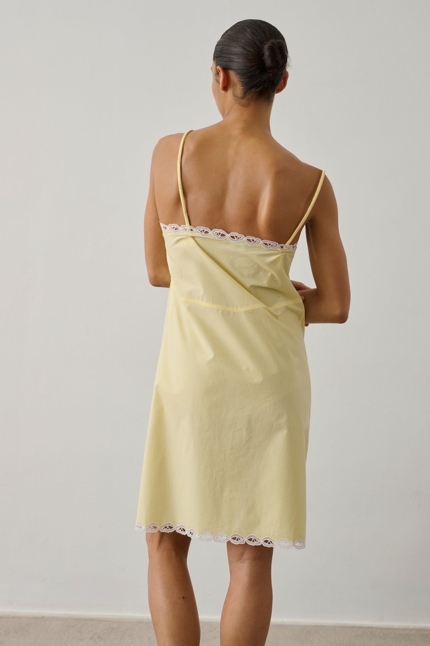 Robe Hillary - Jaune Pâle - Coton - Femme