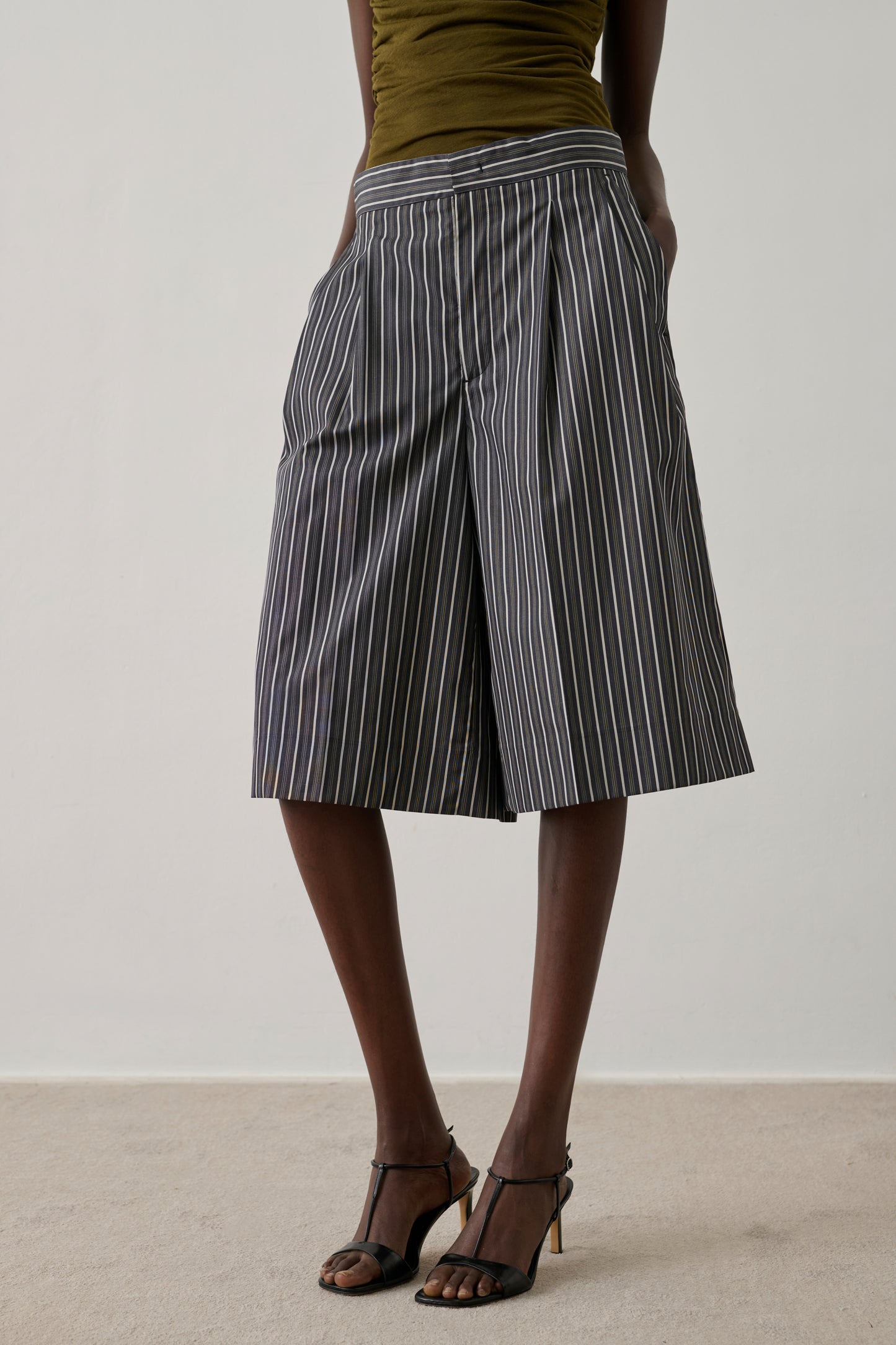 Bermuda Henna - Noir/Cardamome - Coton - Femme