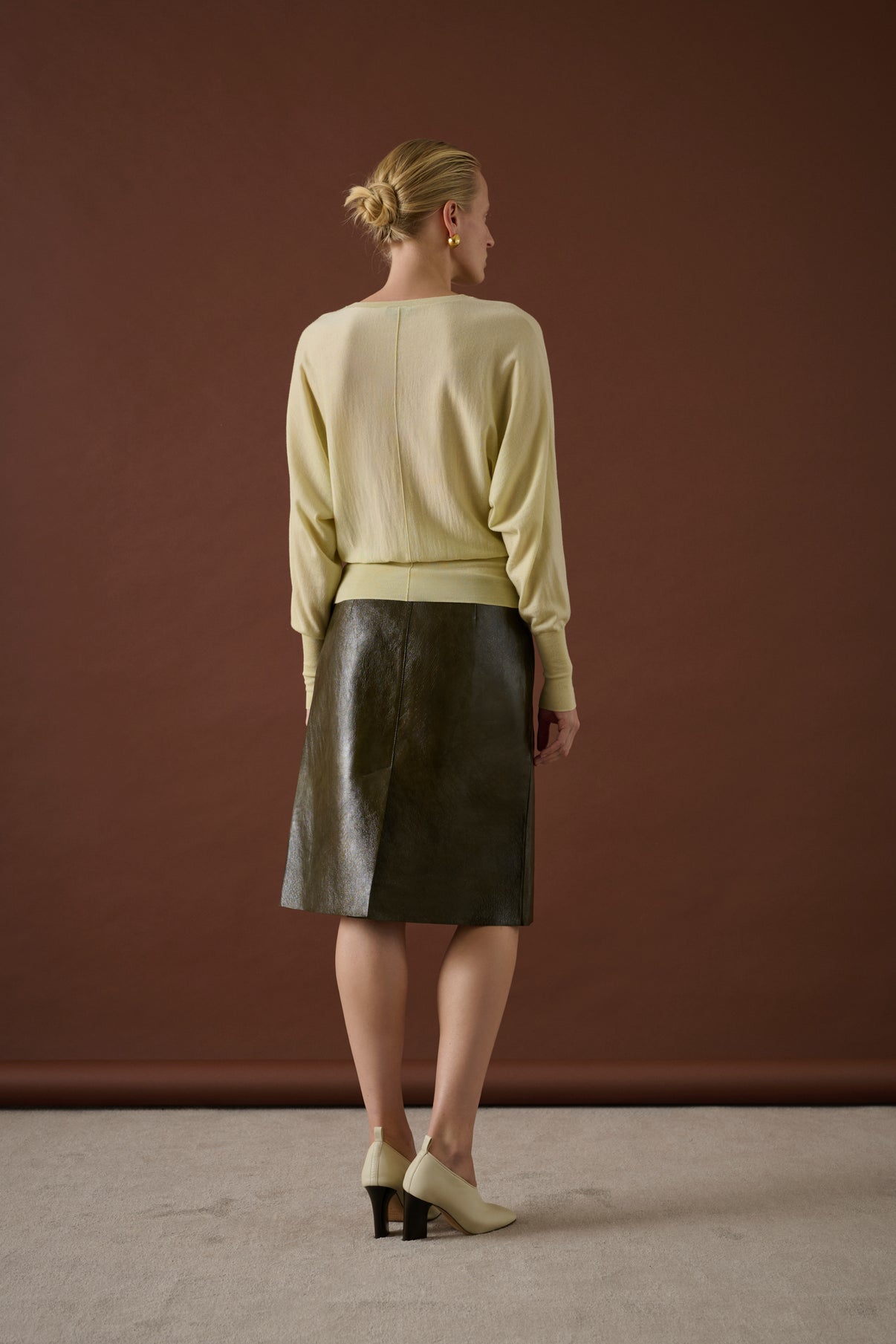 Pull Lina - Écru - Laine - Femme vue 4