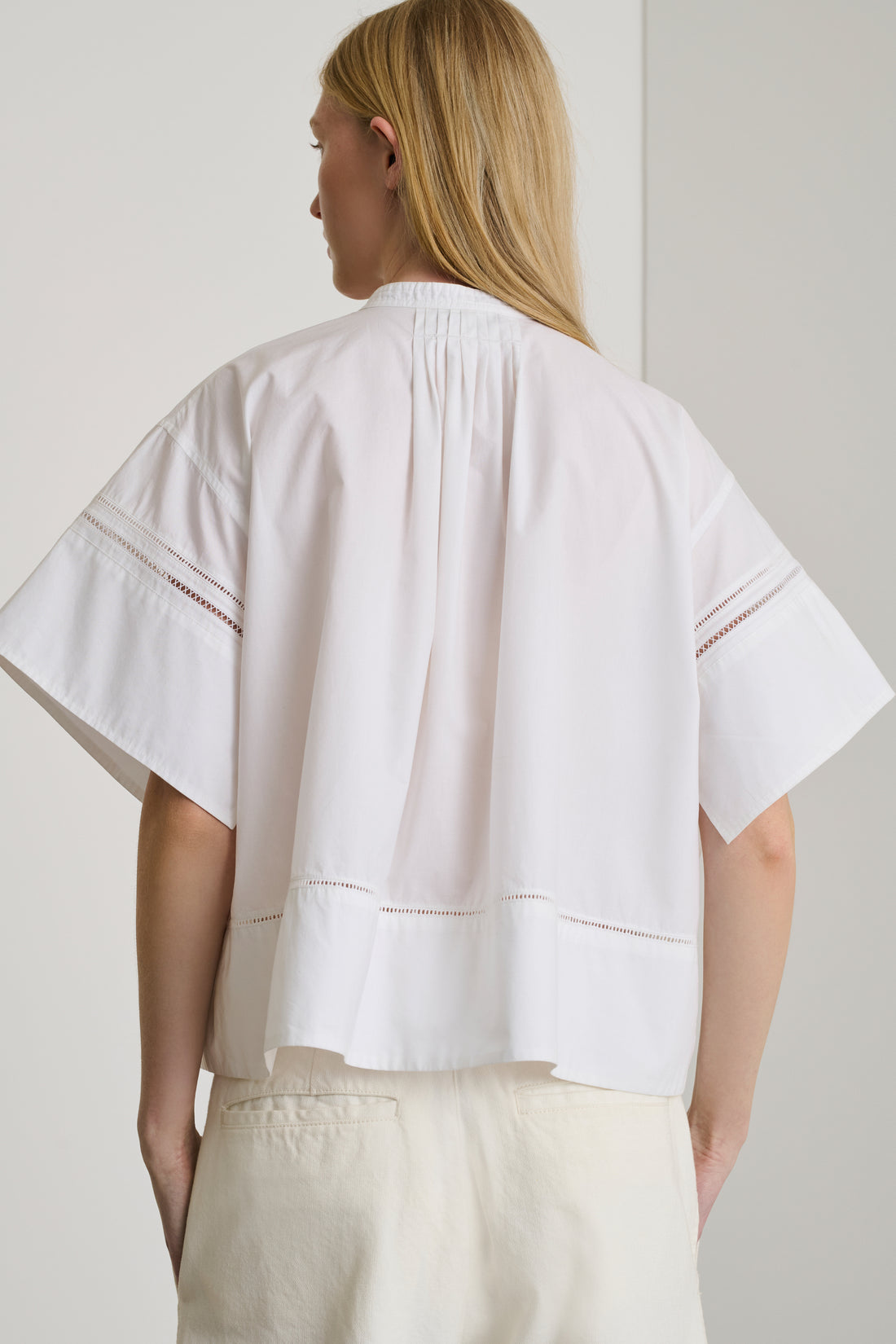 Blouse Dara - Blanc - Coton - Femme