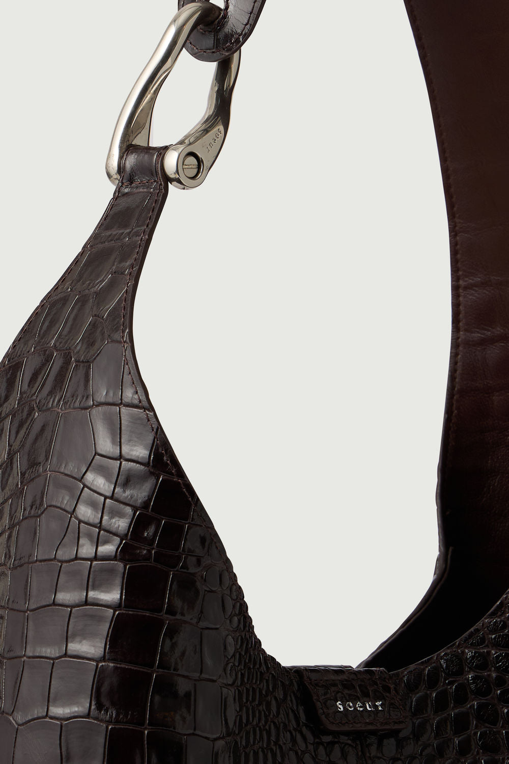 Sac Cosima Mini - Marron Foncé - Cuir - Femme vue 4